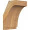 Ekena Millwork 6"W x 6"D x 10"H Imperial Rough Sawn Knee Brace, Western Red Cedar BRC06X06X10IMP00RWR - alternate 1